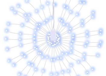 vidaXL Ozdoba świąteczna ze 140 lampkami LED, zimna biel（SKU:356221）