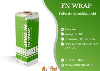 Folia do sianokiszonki, balotów  750 FN WRAP kolor  zielony
