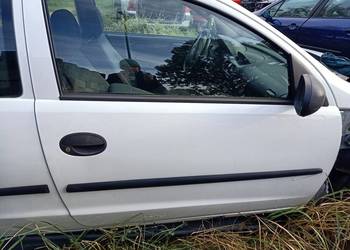 Drzwi prawe przód przednie opel corsa c 3 drzwiowa, białe