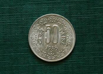 Indie 50 pajs, 1988r Znak menniczy "♦" - Bombaj