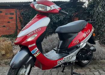 Zadbany skuter Router Bassa 50 4t 2011r 3736km 60km/h