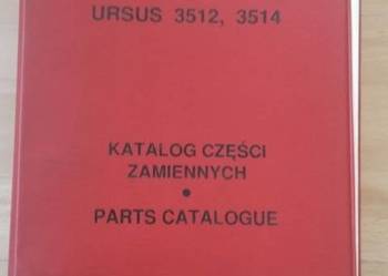 Katalog części zamiennych do ciągnika Ursus 3512,3514 oryginał
