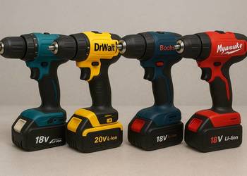 Nowe wkrętarki OKAZJA Makita DeWalt Milwaukee Bosch