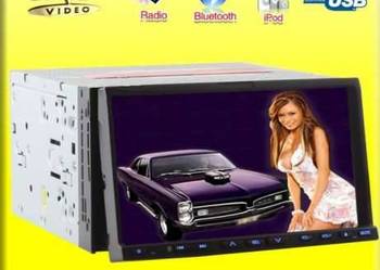 Radio 7" USB DVD MP3 Bluetooth TV iPod Karta SD+Pilot GPS