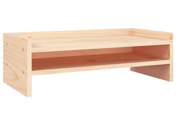Podstawka na monitor 50x24x16 cm lite drewno sosnowe WM-813984