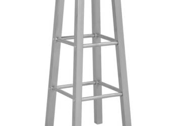 Stołki barowe 2 szt. srebrne MDF WM-284410