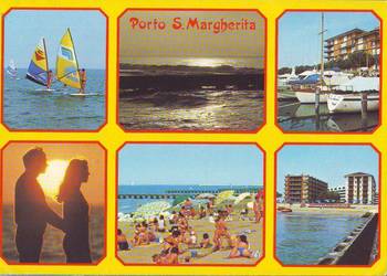 K. Poczt. Włochy - Porto S. Margherita  z koresp 1982