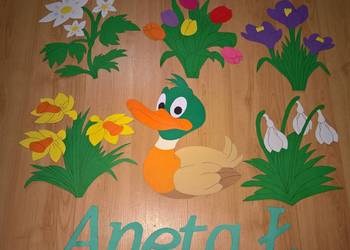 Dekoracje wiosenne z brystolu dwustronne lub jednostronne tel: 504 102 444