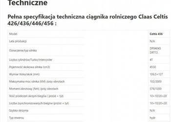 Claas Celtis 456 [CZĘŚCI MECHANICZNE]