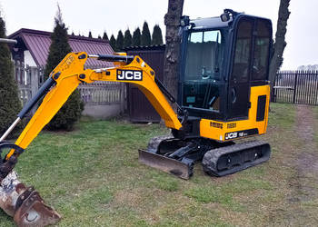 JCB 16 C-1 z 2019 rok, 1196 mtg, zadbana, super stan, rozsuwane gąsienice