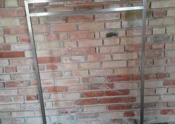 Wieszak stojący LOFT metalowy nierdzewny na kółkach – stojak na ubrania