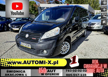 Fiat Scudo LONG* 2xDrzwi * Nawiewy * Panorama* 8 Os * HAK * Gwarancja AUTO…