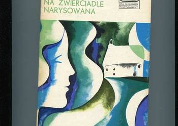 Kobieta w zwierciadle narysowana