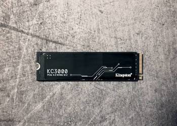 Dysk SSD Kingston KC3000 2TB PCIe 4.0 NVMe M.2 - jak nowy, długa gwar.