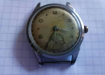 Stary unikatowy szwajcarski zegarek Tissot Antimagnetique stalowa koperta