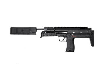 Pistolet maszynowy wiatrówka Heckler&Koch MP7 SD 4,5 mm sprężynowa