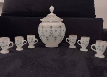 zestaw do ponczu Napoleon III zabytek XIX - XX wiek