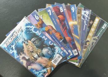 Ultimate Fantastic Four - 9 oryginalnych komiksów Marvel USA Ultimate Fantastic Four - 9 oryginalnych komiksów Marvel USA