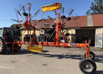 Zgrabiarka 2 karuzelowa Fella TS 1602   Do boku 1603