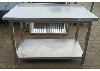 Stół Gastro z Półką - 120/70/85 cm - S 1408.O