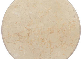 Blat do stołu kremowy Ø50 x 25 cm marmur WM-149192