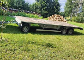 Przyczepka Przyczepa platforma laweta Boro obrotnica 3 osiowa