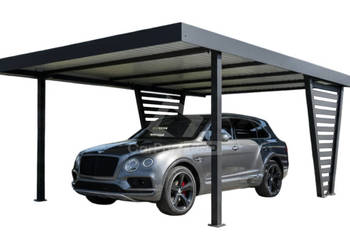 Carport V PREMIUM 4,3x5m Wypełnienie panelami Wiata samochodowa CP163