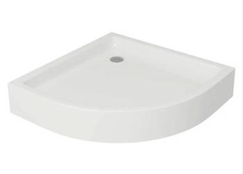 Brodzik 80x80 nowy półokrągły