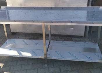Stół gastronomiczny z półką 220x70x85