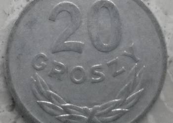 POLSKA-20 GROSZY-1977 r-AL-
