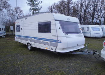 Przyczepa Kempingowa Hobby Excellent 540 wc kasetowe namiot Isabella