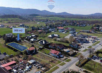 Działka usługowo-handlowa ruchliwa droga Jaworze