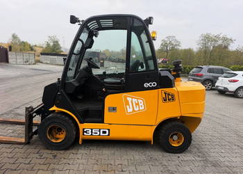 wózek widłowy teleskopowy JCB TLT35D udźwig 3500kg wysięg 4m Kohler TURBO