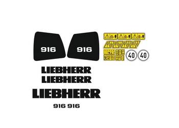 Naklejki liebherr 916 super mocne zamienniki