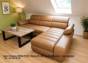 Nowy Narożnik PANAMA / Skóra Naturalna / 260 x 180 cm /  OUTLET / Producent