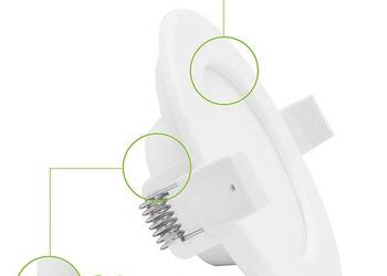 LUMARE LED 6W 450LM 2700K DO ZABUDOWY Spot 115mm