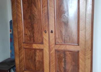 Szafa stylowa drewniana w stylu Biedermeier – lite drewno, antyk