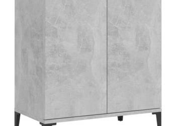 Szafka szarość betonu 60x35x70 cm materiał drewnopochodny WM-806080