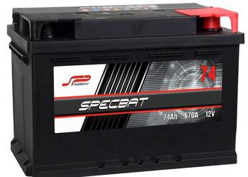 Akumulator SPECBAT 74Ah 670AEN PRAWY PLUS