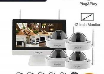 MONITORING WIFI FULL HD 2MPX NAGRYWARKA+EKRAN LCD