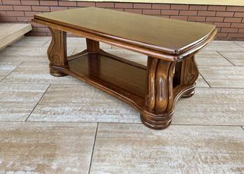 Ława stylowa dębowa solidna stolik do wypoczynku stół