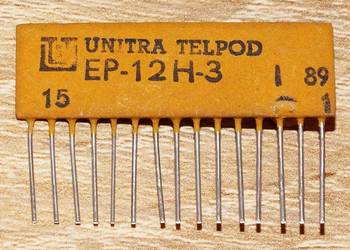 Układ scalony hybrydowy EP-12H3 wzmacniacz o wejściu OR UNITRA TELPOD