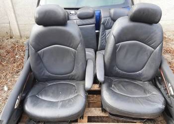 komplet foteli fotele fotel Citroen C5 I sedan skórzane elektryczne grzane