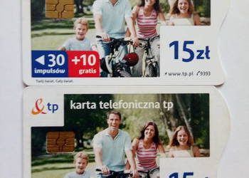 Karta telefoniczna przedstawiająca rowerzystów, 40 impulsów