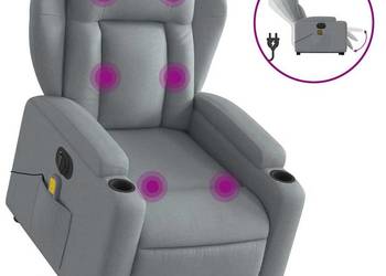 vidaXL Podnoszony fotel masujący, elektryczny, rozkładany(SKU:3204518)