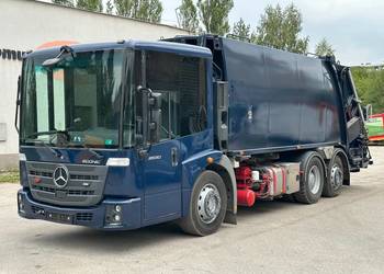 Mercedes Econic śmieciarka dwie komory dwu komorowa NTM EURO 6