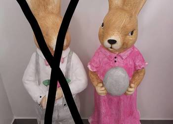 Wielkanocny Zając dziewczynka 122cm