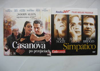 DVD: Casanova po przejściach, Simpatico - Sharon Stone DVD: Casanova po przejściach, Simpatico - Sharon Stone