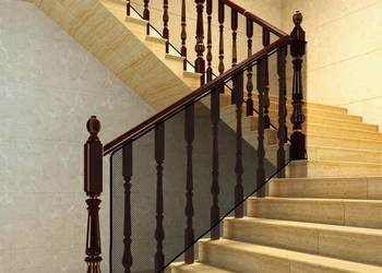 Siatka Ochronna Zabezpieczająca na Balustradę - Czarna