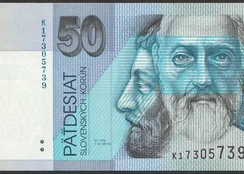 Słowacja 50 koron 2002 - stan bankowy UNC